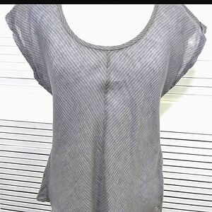 Eileen Fisher Linen Flowy Tunic Top